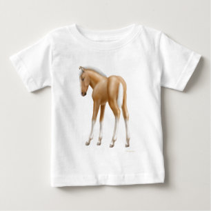 De Bebé Camiseta del niño del potro del Palomino