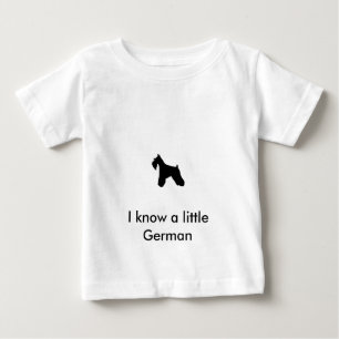 De Bebé Camiseta del niño del Schnauzer miniatura