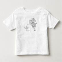 Camiseta del niño - león