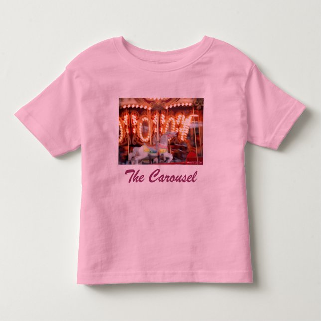 De Bebé Camiseta del niño pequeño 'El carrusel' (Anverso)