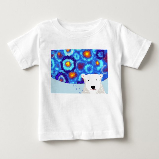 De Bebé Camiseta del oso polar (Anverso)