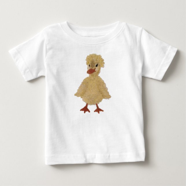De Bebé Camiseta del pato del personalizado Camiseta del p (Anverso)