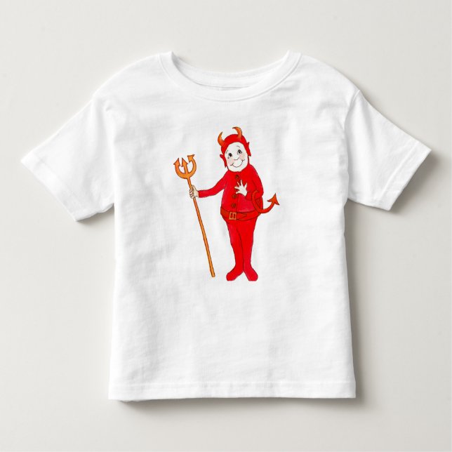 De Bebé Camiseta del "Pequeño Diablo Rojo" (Anverso)