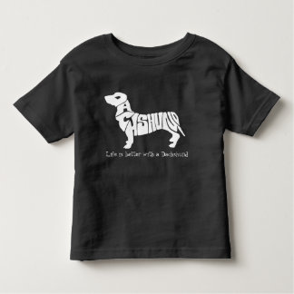 De Bebé Camiseta del perro del Dachshund del niño