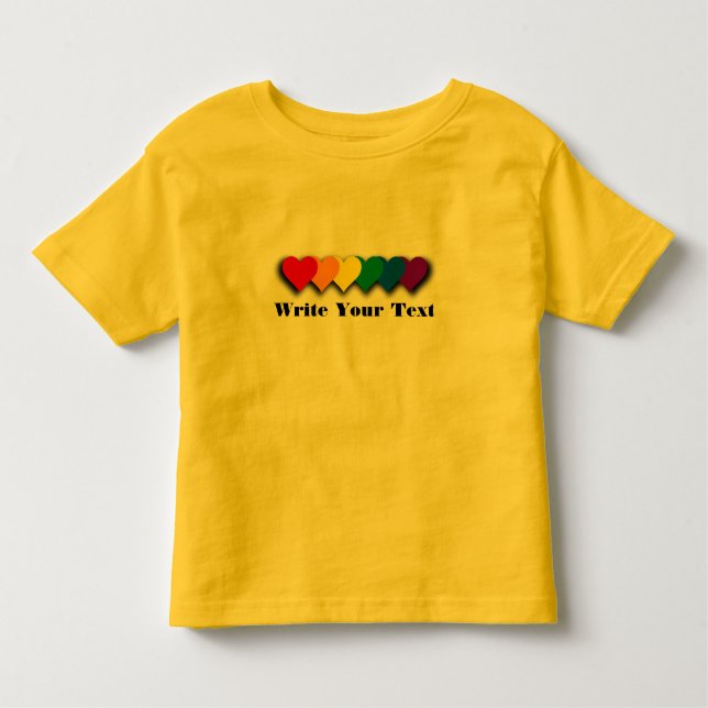 De Bebé Camiseta del personalizado del orgullo LGBT (Anverso)