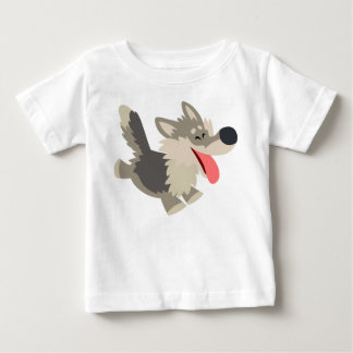 De Bebé Camiseta del Personalizado escarpado Wolf Baby T