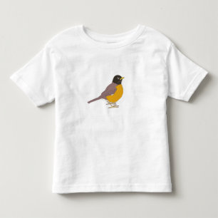 De Bebé Camiseta del petirrojo