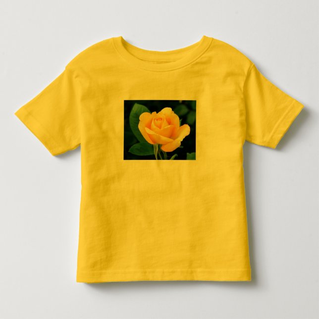 De Bebé Camiseta del rosa amarillo (Anverso)