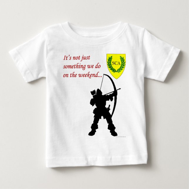 De Bebé Camiseta del tiro al arco (Anverso)