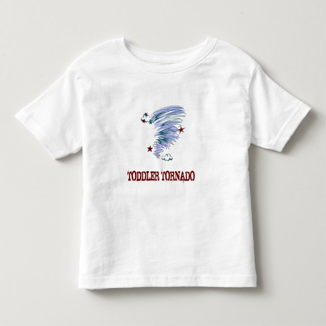 De Bebé Camiseta del TORNADO del NIÑO (Anverso)