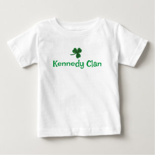 De Bebé Camiseta del trébol del clan Kennedy