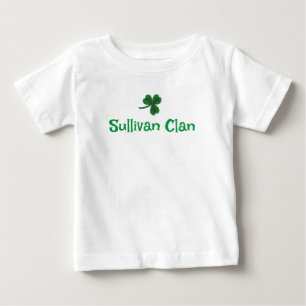 De Bebé Camiseta del trébol del clan Sullivan
