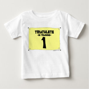 De Bebé camiseta del triathlete