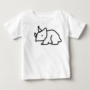 De Bebé Camiseta del Triceratops del niño