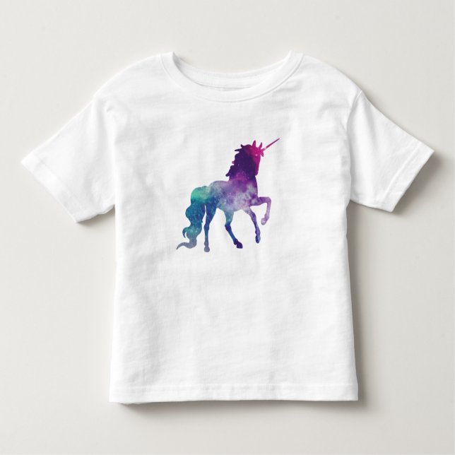 De Bebé Camiseta del unicornio (Anverso)