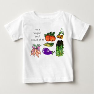 De Bebé Camiseta del vegano