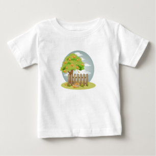 De Bebé Camiseta del volante del niño