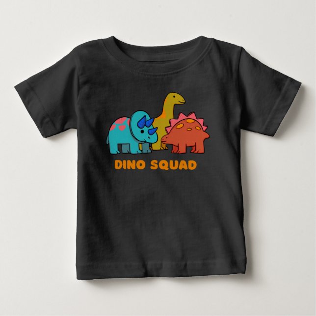 De Bebé Camiseta Dino Baby (Anverso)