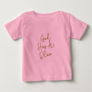 De Bebé Camiseta Dios Tiene Un Plan