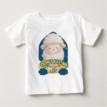 Camiseta divertida "No me comas" para niños pequeñ