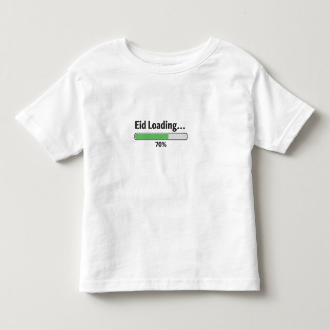 De Bebé Camiseta divertida para niños pequeños 'Eid Cargan (Anverso)
