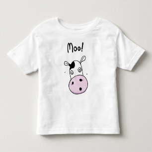 De Bebé Camiseta divertida para niños y vacas