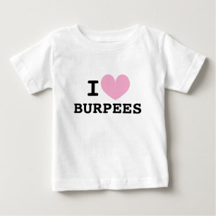 De Bebé Camiseta divertida para recién nacido con burpees