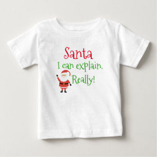 De Bebé Camiseta divertida - "Santa, puedo explicarlo. ¡En