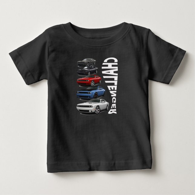 De Bebé Camiseta Dodge Challenger SRT (Anverso)