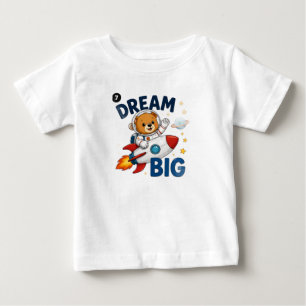 De Bebé Camiseta «Dream Big» para niños pequeños con oso a