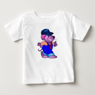 De Bebé Camiseta elegante del ratón