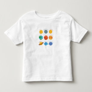 De Bebé Camiseta elegante "Sistema Solar "
