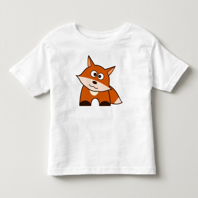 De Bebé Camiseta feliz 2T del niño del Fox (Anverso)