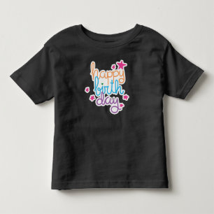 De Bebé Camiseta Feliz Cumpleaños
