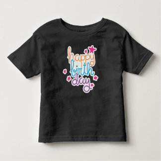De Bebé Camiseta Feliz Cumpleaños