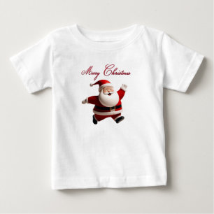 De Bebé Camiseta Festiva Feliz Navidad para Niños Pequeños