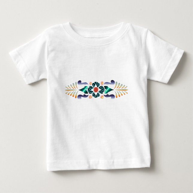 De Bebé Camiseta Floral Baby (Anverso)