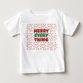 De Bebé Camiseta fresca blanca con santa