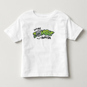 De Bebé Camiseta futura del niño del cazador del zombi