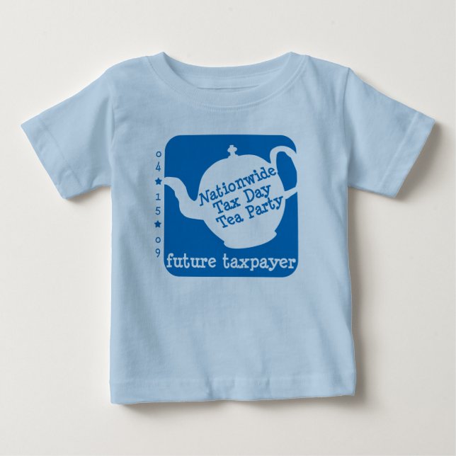 De Bebé Camiseta futura del niño del contribuyente (Anverso)