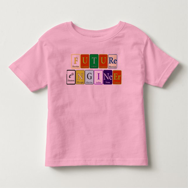 De Bebé Camiseta futura del niño del ingeniero (Anverso)
