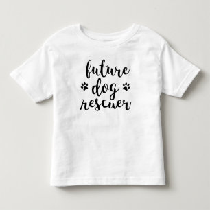 De Bebé Camiseta futura del niño del salvador del perro