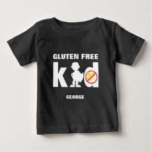 De Bebé Camiseta Gluten Free Kid Super Boy Celiaco