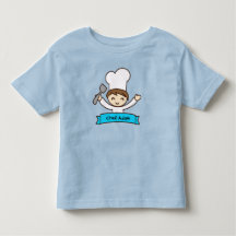Camiseta gráfica infantil "Pequeño Chef"