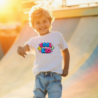 De Bebé Camiseta gráfica para niños pequeños Cool Kid Y2K