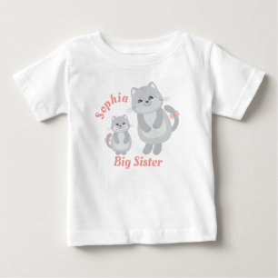 De Bebé Camiseta grande con gatitos amables para Chica