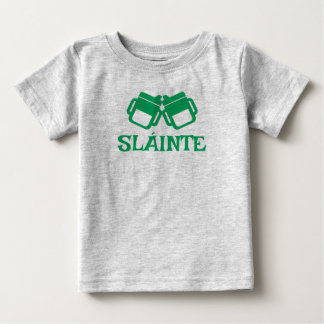 De Bebé Camiseta gris SLÁINTE para sorber