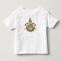 camiseta guarra hambrienta del niño del cumpleaños