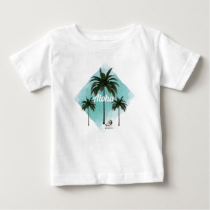 De Bebé Camiseta HAMbyWG Hawaiin Tema del niño pequeño