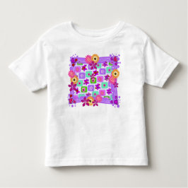 De Bebé Camiseta HEARTS & FLOWERS